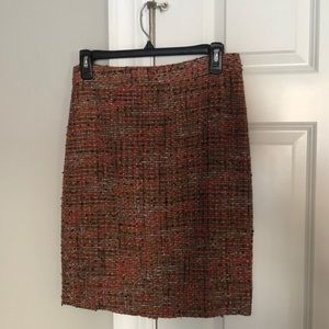 NWOT J Crew tweed pencil skirt sz 2